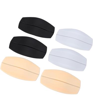 WOMEN SHOULDER PAD SOFT SILICONE NON SLIP ADJUSTABLE PADS SKIN BLACK WHITE COLOR FOR COMFORT AND SUPPORT - Buy Online on GoSupps.com