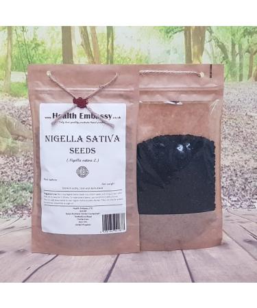 Health Embassy Graines de Nigelle | Nigella Sativa L | Nigella Sativa Seeds (50g) - Buy Online on GoSupps.com