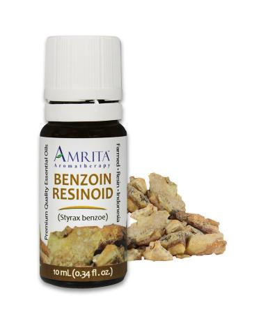 Benzoin Resinoid Essential Oil 100% Pure and Undiluted Styrax benzoe Premium Quality Aromatherapy Oil Tested and Verified Size: 10mL (0.34 Fl. Oz.) 0.33 Fl Oz (Pack of 1)