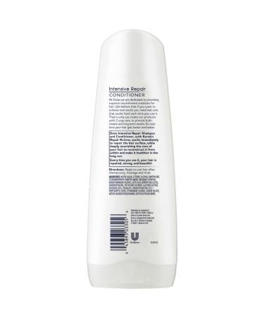 Dove Intensive Repair Conditioner 12 fl oz | Nutritive Solutions for Damaged Hair - Buy Online on GoSupps.com