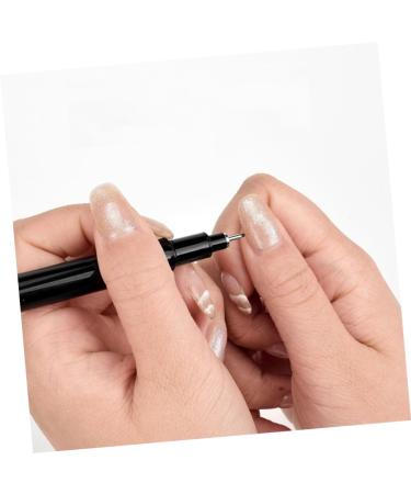 FOMIYES Nail Pen Nail Dotting Painting Drawing Pen Gel Nail Tool Nail Brush Pen Nail Polish Drawing Pen Art Graffiti Pen Manicure Dotting Pen Extension Gel Pen Abs To Color Drawing Tool 14X1X1CM Black - Buy Online on GoSupps.com