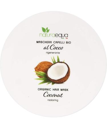 ELLENNE NATURAEQUA Regenerating Coconut Hair Mask 250ml - EcoBio Hair Care for Healthy Nourished Hair - Buy Online on GoSupps.com