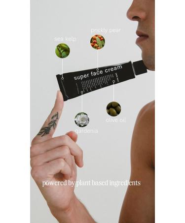 Jack Henry Super Face Cream - Premium Organic Lotion for All Skin Types - Natural Hydrating Formula to Combat Breakouts (2 oz) - Buy Online on GoSupps.com