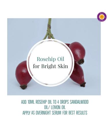 d ve herbes Rosehip Oil (Rosa rubiginosa) | Cold Pressed | Pure | Natural | Undiluted | For Diluting Essential oils | For Skin & Massage | Non-Sticky| Lightweight| Men & Women | 10ml (0.33 oz) 0.33 Fl Oz (Pack of 1) - Buy Online on GoSupps.com