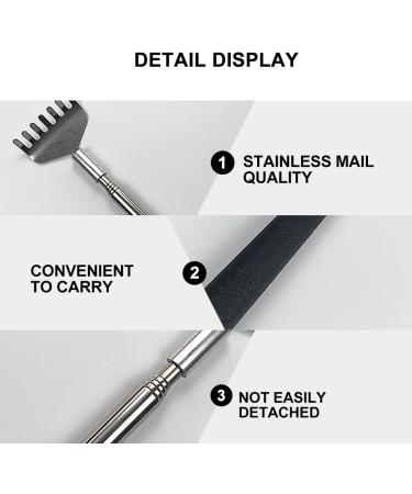 Sivono 2 PCS Telescopic Hand Back Scratcher - Rustproof & Portable for Head Back & Legs Shop Now! - Buy Online on GoSupps.com