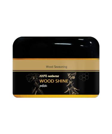 sillervan Furniture Polishing Wax Honey Fragrance Refreshing Beeswax for Wood Doors Tables Chairs Cabinets and Floors for Furniture to Beautify Protect Cool 40g
