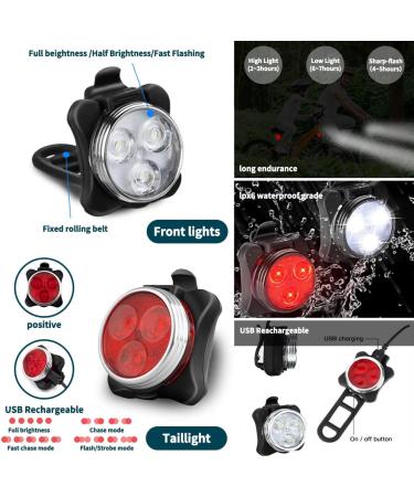 SODPE Bicycle Accessories Set | USB Rechargeable Lamp, Lock, Cup Holder, Phone Mount, Mirror & Bell - Buy Online on GoSupps.com