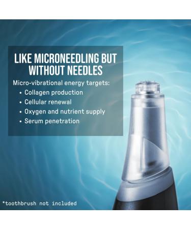 CELF Beauty Micro Vibration Needle-Free Microneedling Pen Compatible with Oral-B iO's Vibrations Skin Care Tool for Ageing Reduction Serum Penetration & Skin Brightening (Toothbrush Not Included) - Buy Online on GoSupps.com