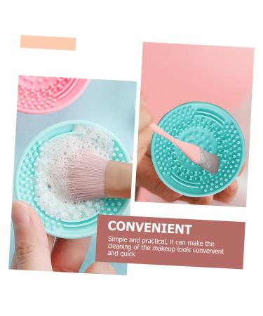 Beaupretty 18 Pcs Makeup Brush Cleaner Pad - Essential Cosmetic Brush Cleaning Mats & Gadgets for Flawless Beauty - Buy Online on GoSupps.com