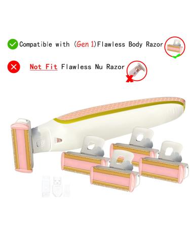 Replacement Heads for Flawless Body Hair Remover - Set of 4 Replacement Heads - Buy Online on GoSupps.com