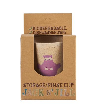 Jack N 'Jill Rinse Storage Cup Hippo 70g