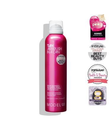 ModelCo Airbrush Tanning Kit - Achieve Salon-Worthy Sunless Glow for Body & Face - Tan Remover Soap Included - Beautiful Bronze Skin Without Damage - 2 Pc - Buy Online on GoSupps.com