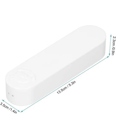 Gloglow Cotton Swab Box - Portable Mini Travel Container for Organizing Swabs | 5.3 x 1.4 x 0.9 Inches - White - Buy Online on GoSupps.com