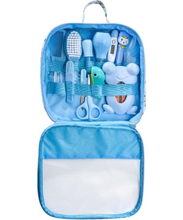 Camidy 13 Pcs Baby Healthcare and Grooming Kit - Essential Baby Care Set with Cute Patterns for Shower, Birthday, Christmas - Buy Online on GoSupps.com