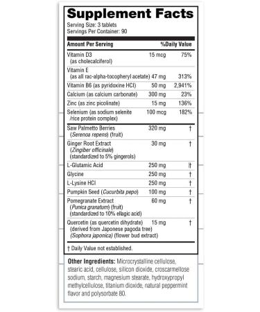 Real Health The Prostate Formula - Saw Palmetto 270 Tablets for Optimal Prostate Support - Buy Online on GoSupps.com