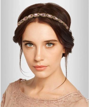 inSowni 7 Pack Handmade Rhinestone Crystal Beaded Headbands for Women, Girls, Brides - Buy Online on GoSupps.com