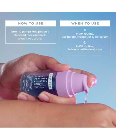 Hyphen 10% Power Peptide & 2% Copper Peptide Serum| Advanced Anti-Aging Formula | Reduces Fine Lines & Wrinkles | Glowing Skin | Face Serum For Men & Women | All Skin Types - 30ml - Buy Online on GoSupps.com