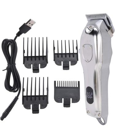 Professional Hair Clippers Kit with LCD Display - Rechargeable Stainless Steel Beard & Mustache Trimmer for Men | Grooming Salon Essentials - Buy Online on GoSupps.com