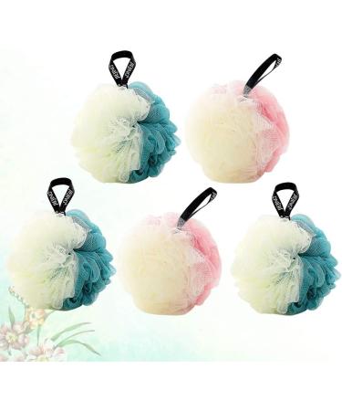 5pcs Korean Body Exfoliator Scrubber Set - Kid-Friendly Bath Accessories | International Shipping Available - Buy Online on GoSupps.com