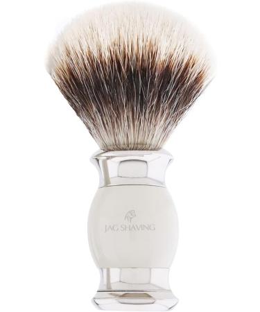 JAG Shaving Razor Set - 4-Piece Luxury Shaving Kit with Dachshaar Brush & Bowl | Ivory Gift Set for Men - Buy Online on GoSupps.com
