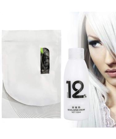 Rotekt Hair Whitening Cream Hair Dye Cream Bleaching Hairdressing Powder with Dioxygen Milk