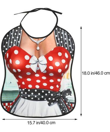 Ciieeo Women's Funny Adult Bibs - Washable Clothing Protectors for Elderly - Gag Gifts for Eating and Feeding - Ladies Gifts - Buy Online on GoSupps.com