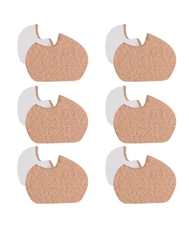 Protective Breathable Felt Forefoot Pads Adhesive 6 Pairs Metatarsal Inserts High Heels Callus Pads