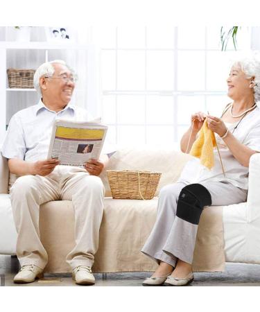 Heating Knee Brace - USB Heated Support & Knee Massager for Pain Relief | 3 Temperature Levels for Men & Women - Buy Online on GoSupps.com