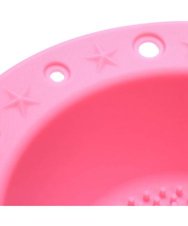 Prakti Silicone Makeup Brush Cleaner Cleaning Tool Cosmetic Pen Holder(Pink) - Buy Online on GoSupps.com