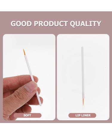 Baluue 100pcs Disposable Eyeliner Brush Makeup Gadgets Powder Eyeliner Brush Eye Line Brush Nylon White - Buy Online on GoSupps.com