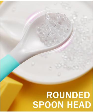 4PC Curved Baby Spoon Set - Lifine Bent Cutlery for Self-Feeding Toddlers | Ideal Baby Feeding Accessories - Buy Online on GoSupps.com