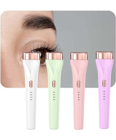 Electric Heated Eyelash Curler Lash Curler Lightweight Quick Curling Rechargeable Handheld USB Heater for Travel White - Buy Online on GoSupps.com