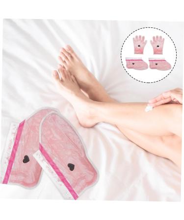 Ipetboom Paraffin Wax Socks 2 Pairs Wax Gloves Hand Paraffin Bath Liner Gloves Spa Kit Wax Feet Cover Ghost Headband Wax Glove Foot Cover Panda Headband Nursing Cover Red Paraffin Wax Care - Buy Online on GoSupps.com