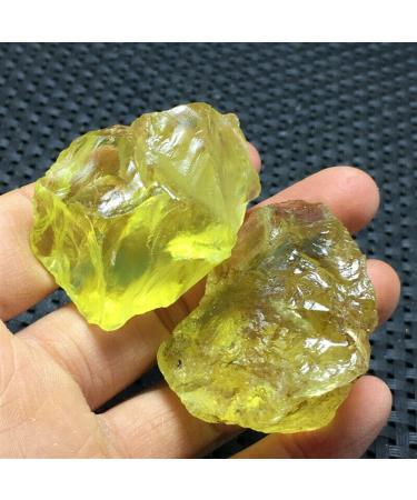 100g Natural Citrine Crystal Rough Raw Stone Rock Specimen Brazil Beautiful