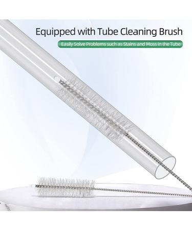 UPETTOOLS Shrimp Feeding Dish Set: Aquarium Fish Feeder Tube Kit with Ring & Brush - Buy Online on GoSupps.com