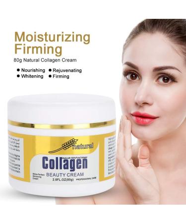 Collagen Beauty Cream Made with 100% Pure Human-like Collagen 80g Anti Aging Face Hydrating Moisturizer City Beauty Sculpting Cream Skin Firming Cream Smooth Wrinkles & Fine Lines - Buy Online on GoSupps.com