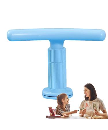 Writing Sitting Posture Corrector - T Shaped Ergonomic Flexible Posture Corrector Non-Slip & Stable Desk Posture Corrector for Home Study School Blue - Buy Online on GoSupps.com