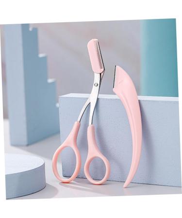 Beaupretty 3 Set Moon Eyebrow Trimmer - Pink Unisex Grooming Tool for Precision Eyebrow Shaping | International Shipping Available - Buy Online on GoSupps.com