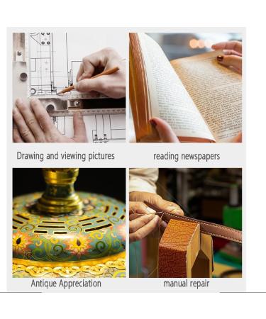Lighted Magnifier for Macular Degeneration Reading Glasses for Seniors Welding Check Coin Jewelry Explore Advanced Reader Magnifier 20X Reading Magnifier - Buy Online on GoSupps.com