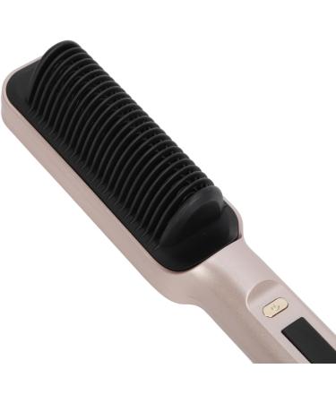Hair Straightener Brush - 30s Fast Heat 35W Frizz Control Comb for All Hair Types | Rose Gold - Buy Online on GoSupps.com