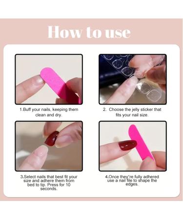 Kotkiddy 24pcs Long Press on Nails - Black French Tips Butterfly Rhinestone Glossy Coffin Fake Nails - Full Cover Stick On Nails - Buy Online on GoSupps.com