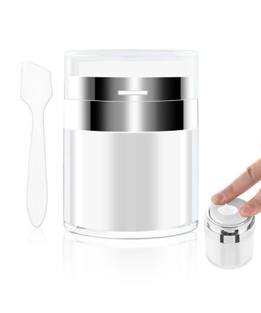 Disasserno 30ml cream dispenser airless pump dispenser with stable board pump dispenser cream cream container portable cosmetic container pump dispenser for lotion cream travel home use