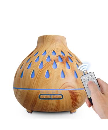 ZFITEI Essential Oil Diffuser 500ml Oil Diffusers 7 Color LED Lights 4 Timer Settings Waterless Auto Shut-Off BPA-Free for Home/Baby Room/Living Room(Yellow) - Buy Online on GoSupps.com
