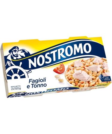 Rio Mare Pack of 6 Tuna and Onion Test Packs + Tuna and Nostromo Beans 2 x 150 g + 1 Felce Azzurra Talc Sachet 100 g - Buy Online on GoSupps.com