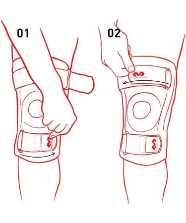 McDavid Knee Brace - Knee Support & Compression for Stability | Patella Tendon Support (Large) - Shop Internationally - Buy Online on GoSupps.com