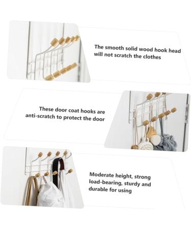 jojofuny Condiment Jar 2 Pcs 1 Wall Hanging Hook Hanger Coat Hangers Metal Hangers Wrought Iron Hooks Backpack Bath Ball - Buy Online on GoSupps.com