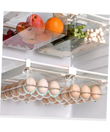 OSALADI Box Plastic Trays for Food Egg Holder for Fridge Eggs Container for Refrigerator Egg Rack re-usable - Buy Online on GoSupps.com