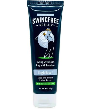 SwingFree Mobility EagleEase Daily Muscle & Joint Support Cream for Golfers | Helps Reduce Stiffness & Maintain Mobility Between Rounds | 3 oz - Buy Online on GoSupps.com
