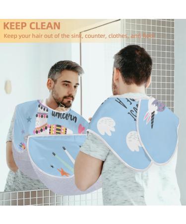 Beard Bib Apron for Men - Non-Stick Waterproof Hair Catcher Cape with Funny Alpaca Design | Perfect for Shaving & Trimming | International Shipping Available - Buy Online on GoSupps.com