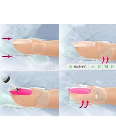 POPETPOP 20 Pcs Nail Tools Nail Protector Nail Art Diy Tools Nail Clip Cap Nail Art Tools Nail Art Tips Manicure Shield mediumx2pcs As Shownx2pcs - Buy Online on GoSupps.com